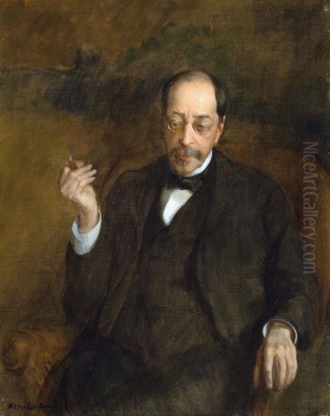 John La Farge Oil Painting by Wilton Lockwood
