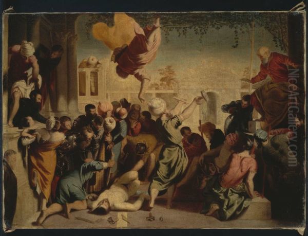Miracle of Saint Mark Oil Painting by Samuel Finley Breese Morse
