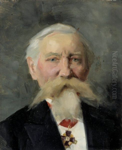General Albert Westermarck Oil Painting by Helena Westermarck