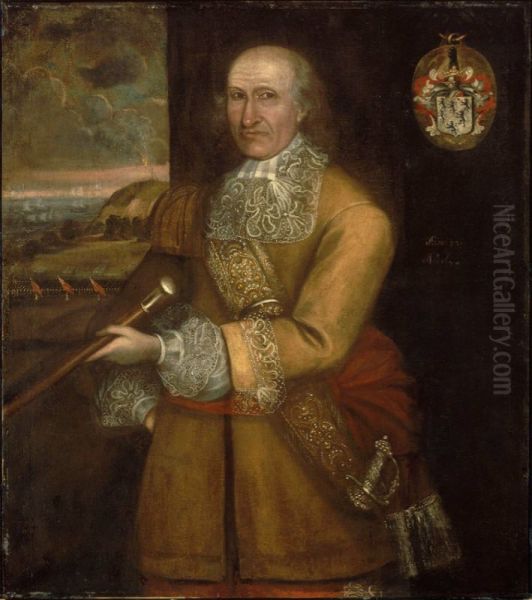 Portrait of Major Thomas Savage Oil Painting by Thomas Smith