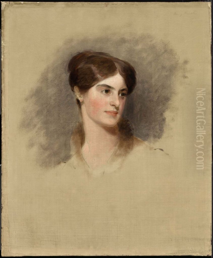 Fanny Kemble Oil Painting by Thomas Sully