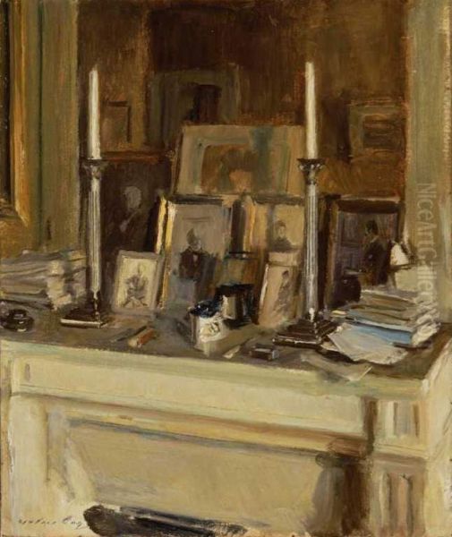 La Cheminee Oil Painting by Walter Gay