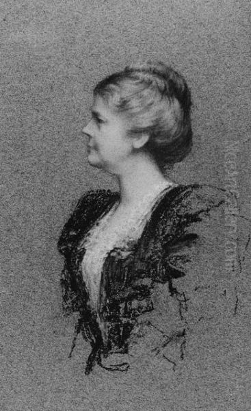 Mrs. David P. Kimball (Clara Bertram) Oil Painting by William Closson