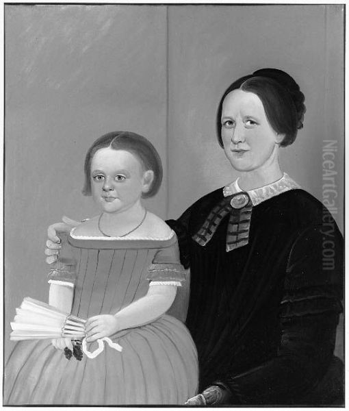 Mother and Daughter Oil Painting by William Matthew Prior