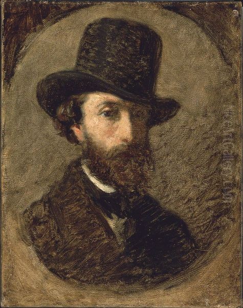 Self Portrait Oil Painting by William Morris Hunt