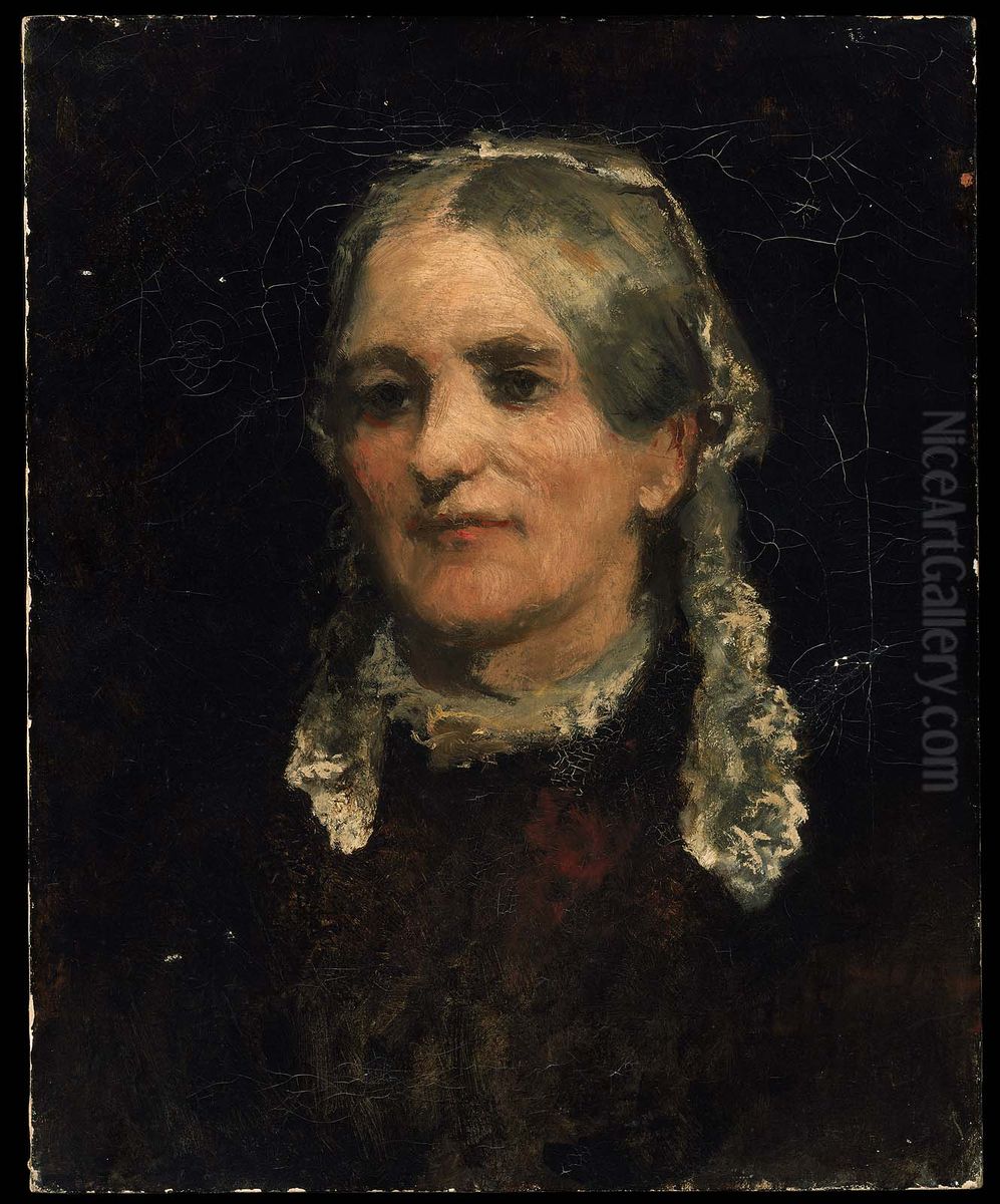 Portrait of a Lady Oil Painting by William Morris Hunt
