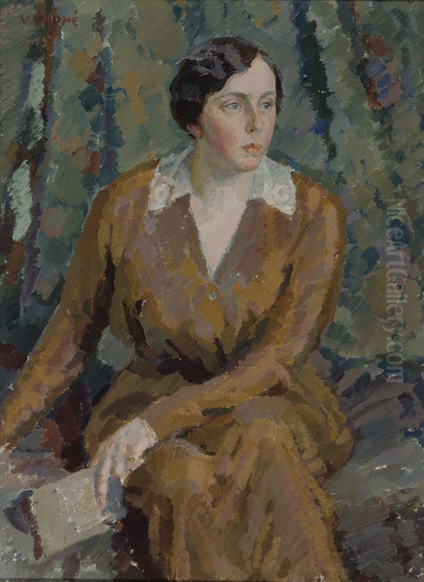 Lisbeth Candelin Oil Painting by Verner Thome