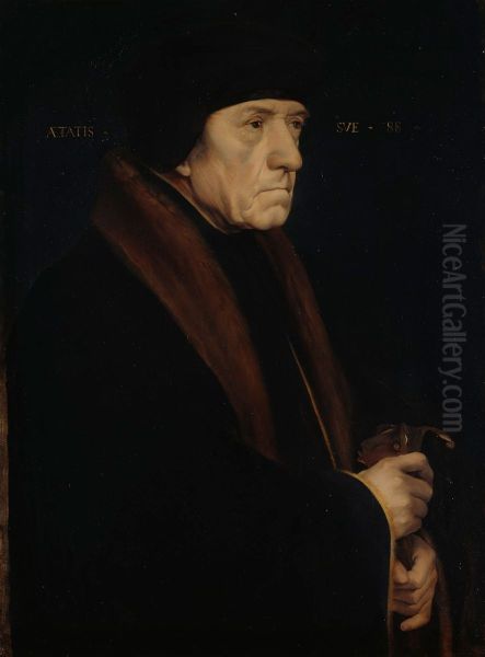 Copy of Holbein's painting John Chambers Oil Painting by Helene Schjerfbeck