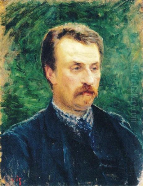Portratt av Juhani Aho Oil Painting by Venny Soldan-Brofeldt