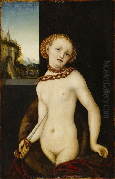 Lucretia Oil Painting by Lucas Cranach the Elder