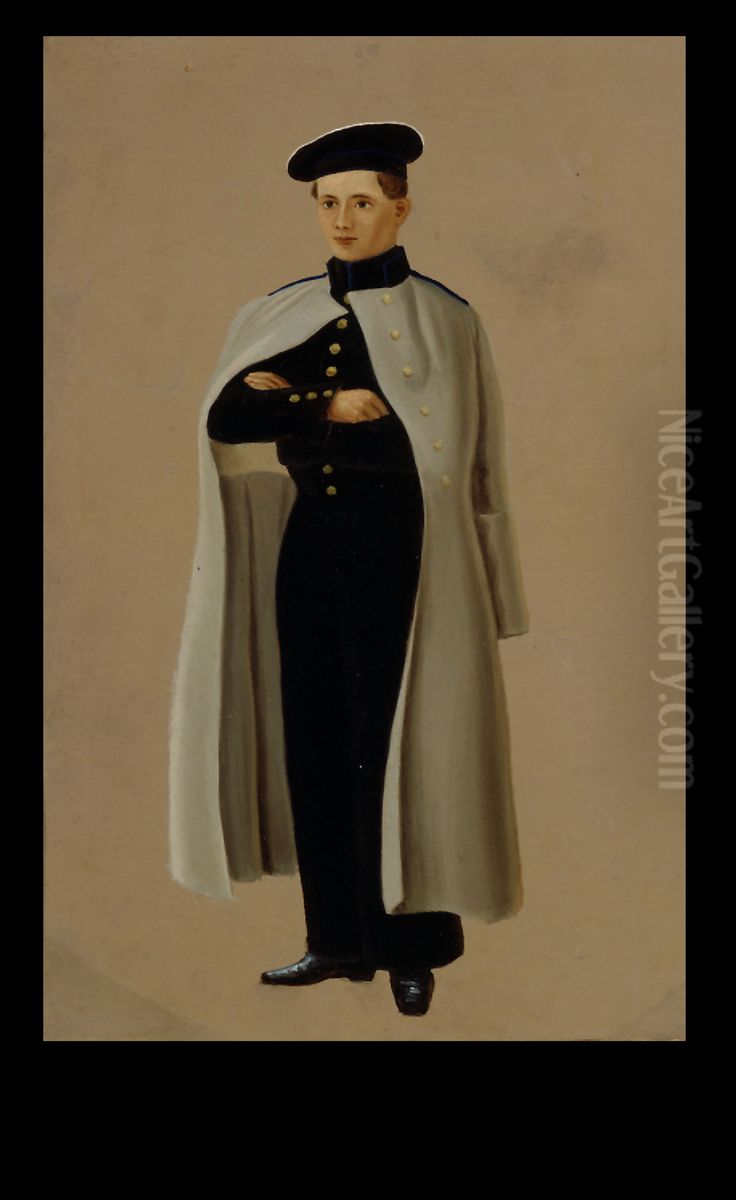 Kadetti Lars Tallgren Oil Painting by Ferdinand von Wright