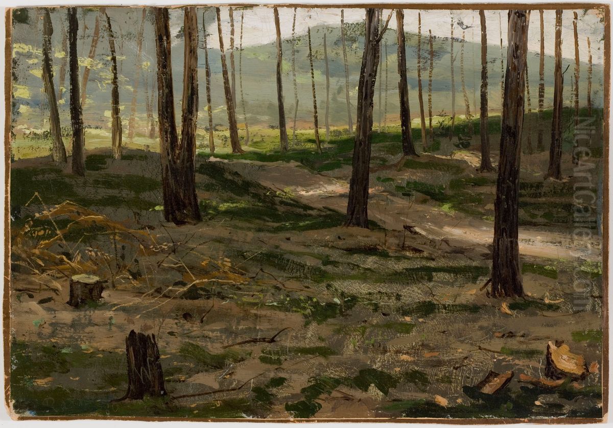 Landscape from Rath Oil Painting by Victor Westerholm