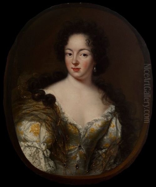 Hedvig Eleonora Tessin, nee Stenbock Oil Painting by David Klocker Ehrenstrahl