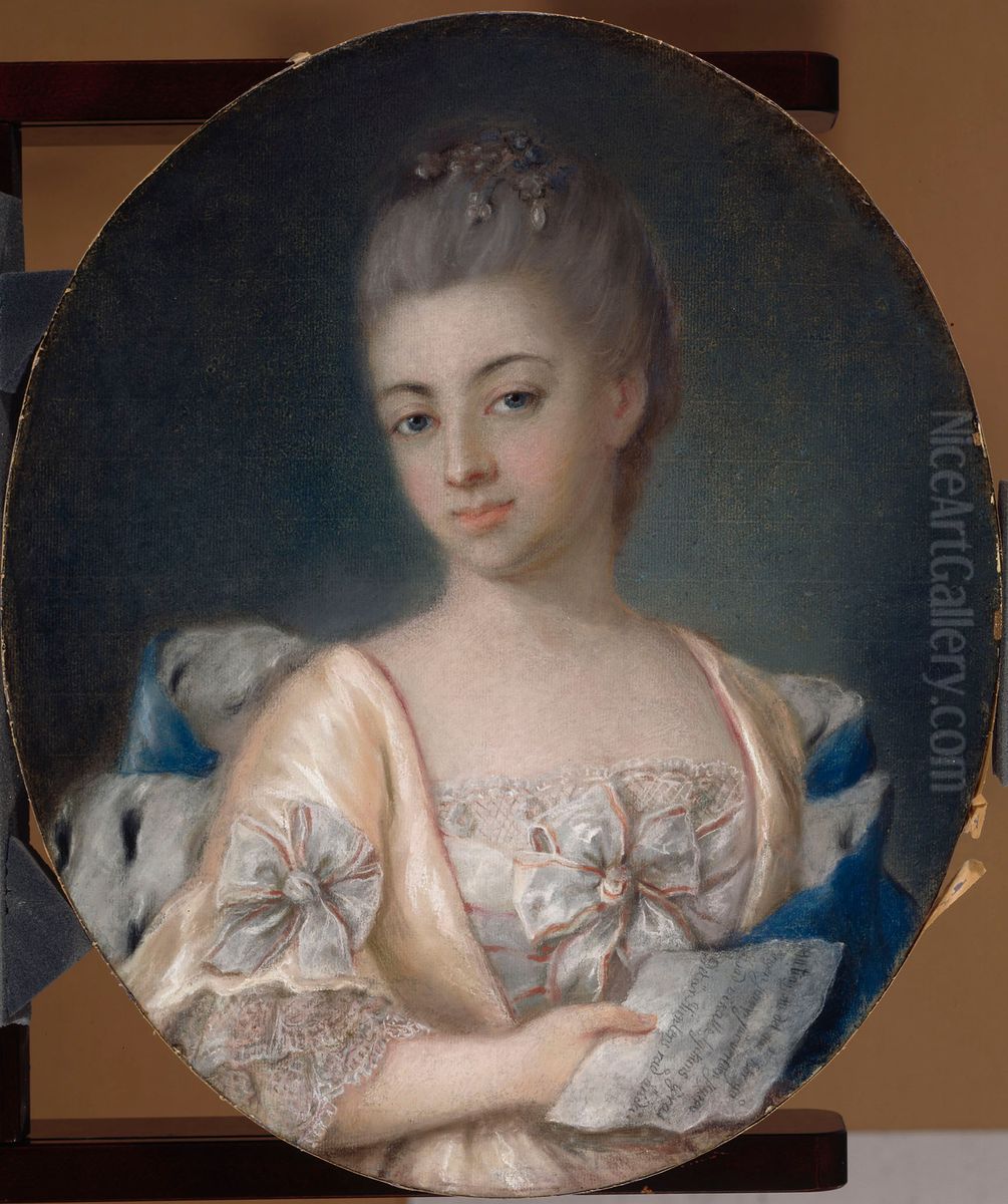 Portrait of a Lady Oil Painting by Jonas Forsslund
