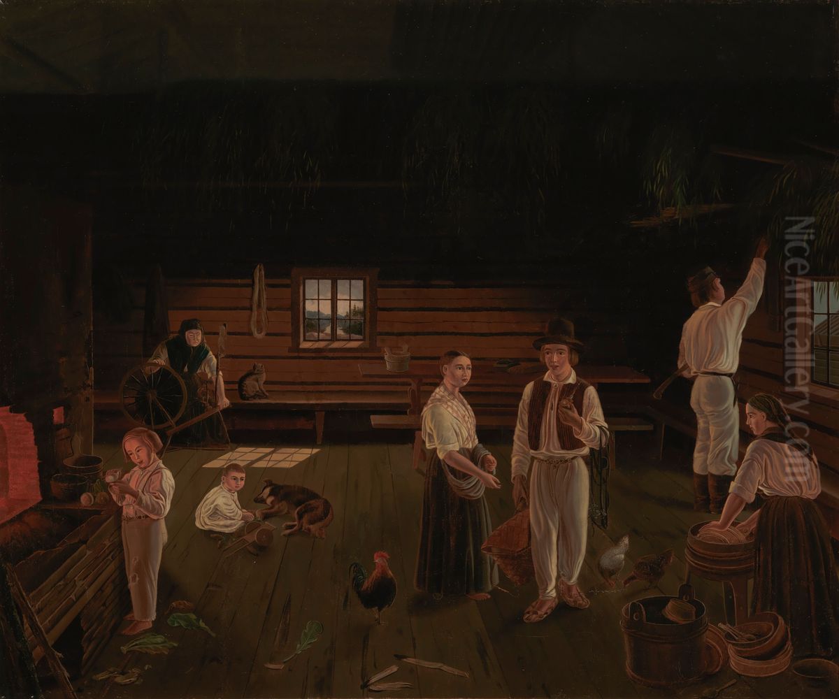 Savolaispirtti Oil Painting by Ferdinand von Wright