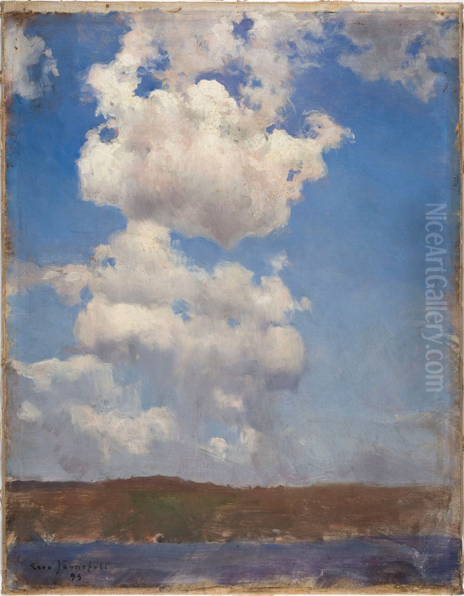 Cloud Study Oil Painting by Eero Jarnefelt