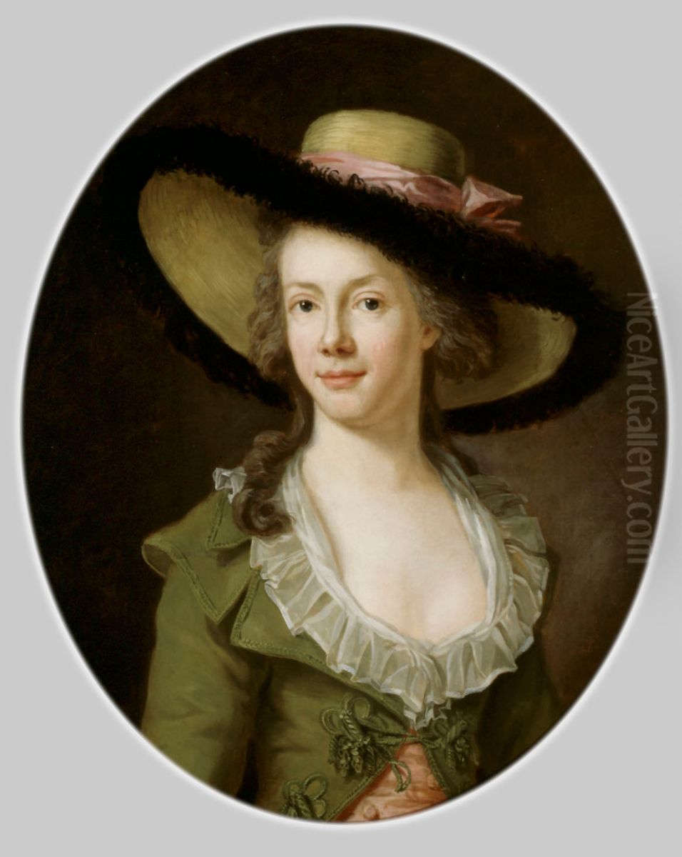 Maria de Ron, nee von Breda Oil Painting by Carl Frederik von Breda