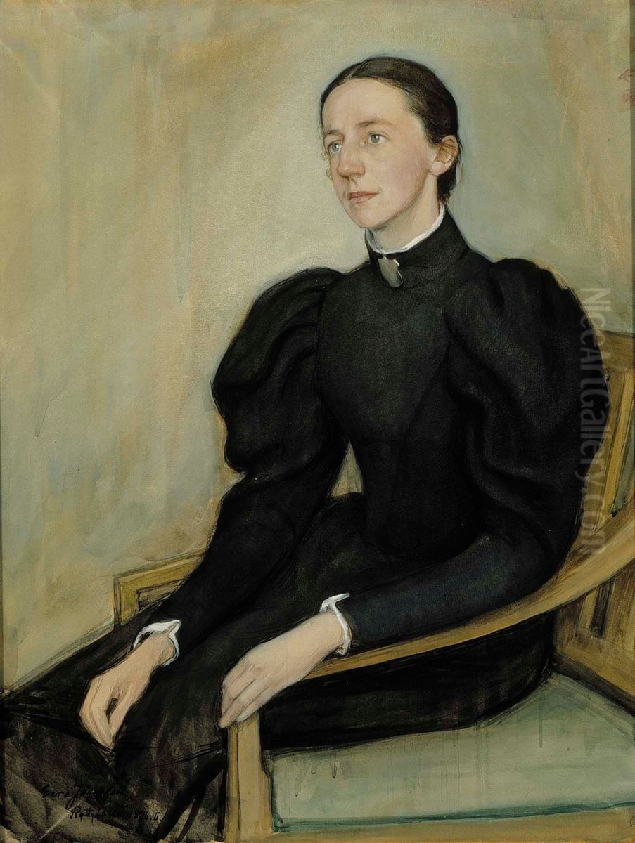 Mathilda Wrede Oil Painting by Eero Jarnefelt