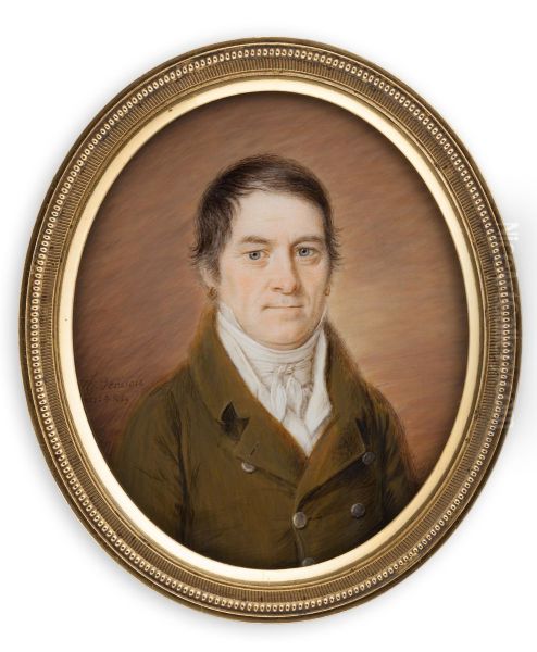 Portrait of a man Oil Painting by Anders Gustaf Andersson