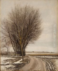 Vinter landskab, Baldersbronde
