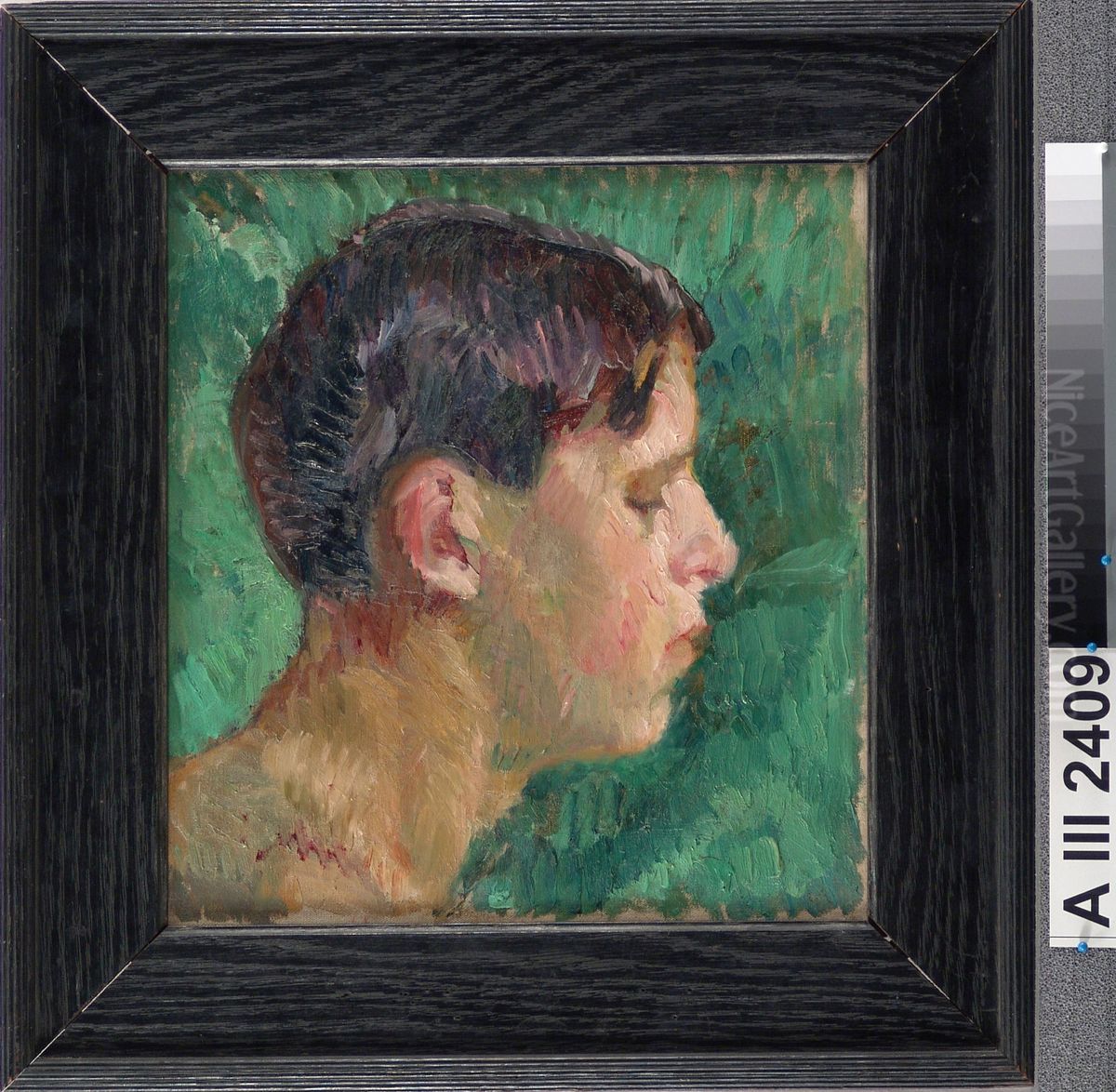 Portrait of a Young Man Oil Painting by Valle Rosenberg