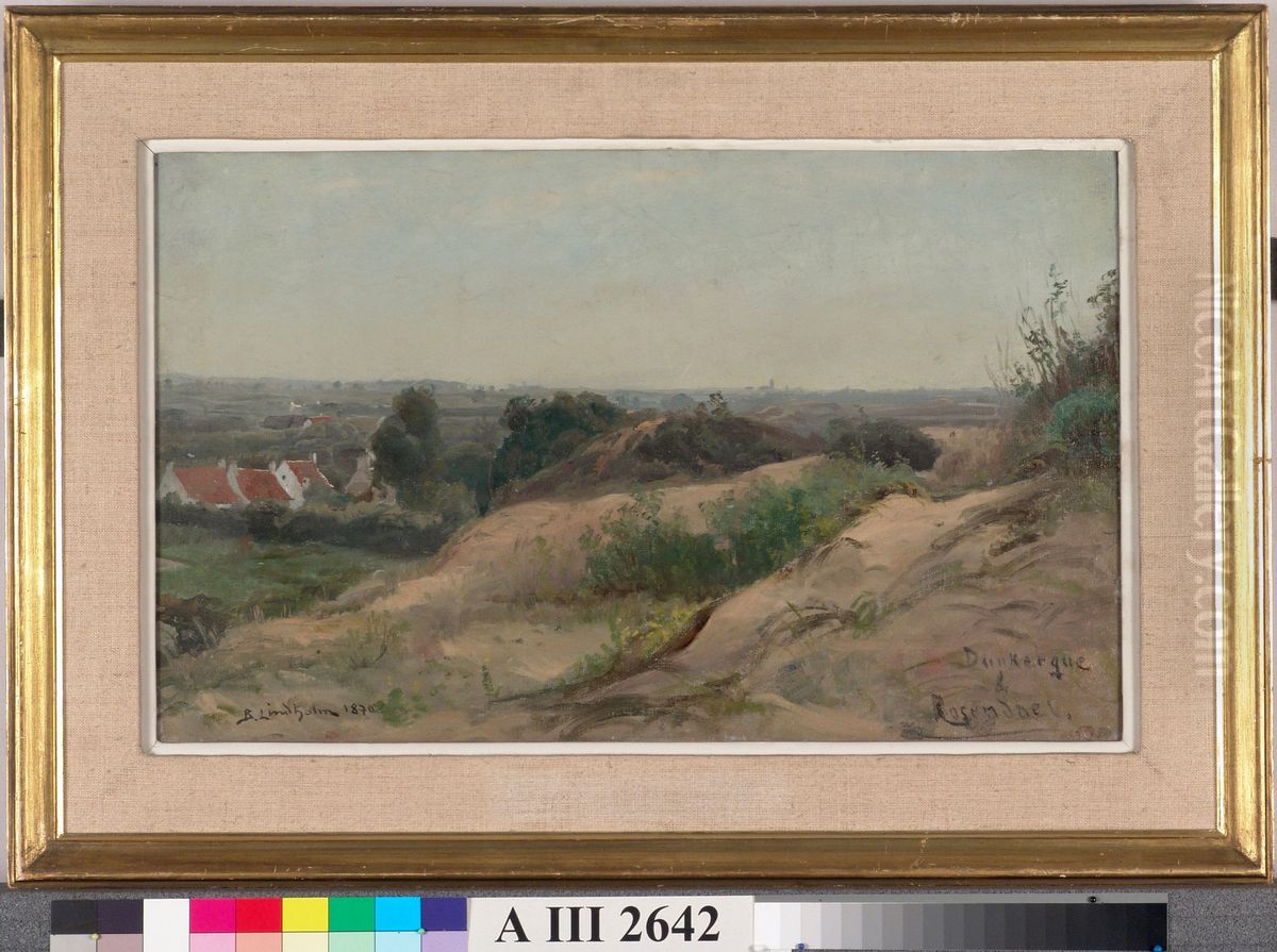 Hiekkasarkkia Oil Painting by Berndt Lindholm