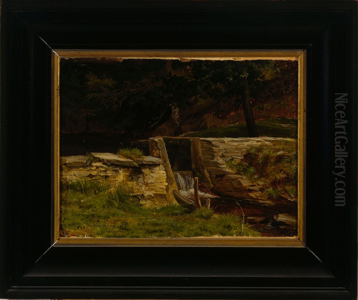 Padottu puro, harjoitelma Oil Painting by Werner Holmberg