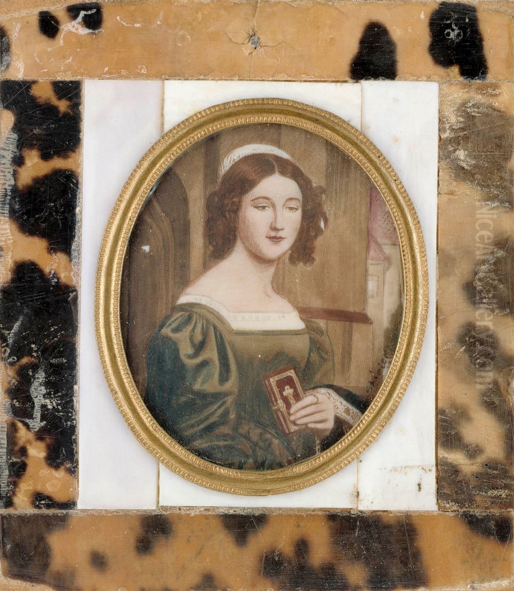 Portrait of a lady Oil Painting by Joseph Karl Stieler