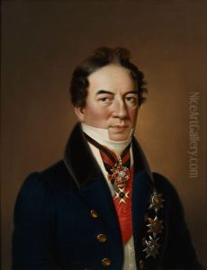 Portratt af ministerstatsekreteraren, greve R. H. Rehbinder