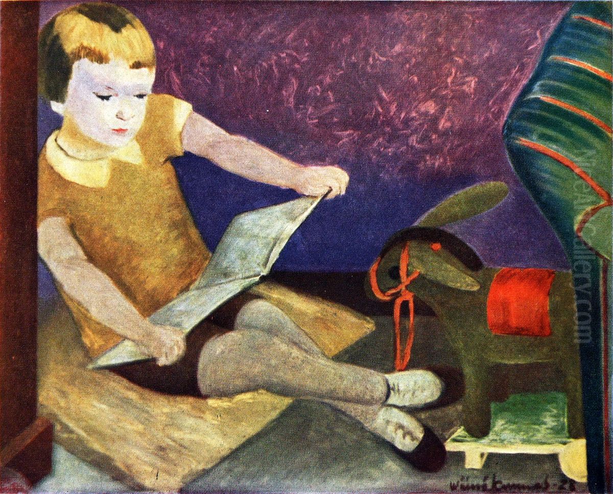 Kirsin satunurkka Oil Painting by Vaino Kunnas Kirsin satunurkka Oil Painting by Vaino Kunnas