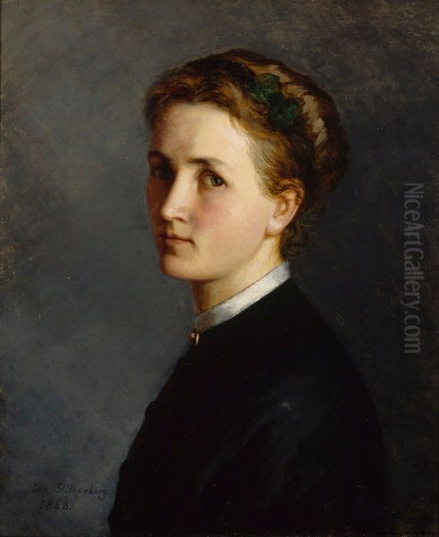 Self-Portrait Oil Painting by Ida Silfverberg