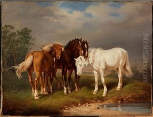 Horses, after Carl Wahlbom