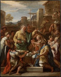 King Tiridates before Saint Gregory the Armenian