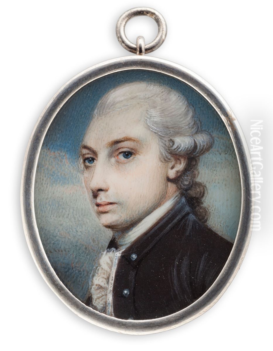 Portrait of a young man Oil Painting by George Engleheart