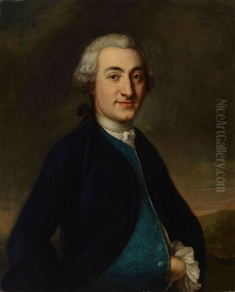 Tanner Jacob Westin the elder Oil Painting by Johan Henrik Scheffel