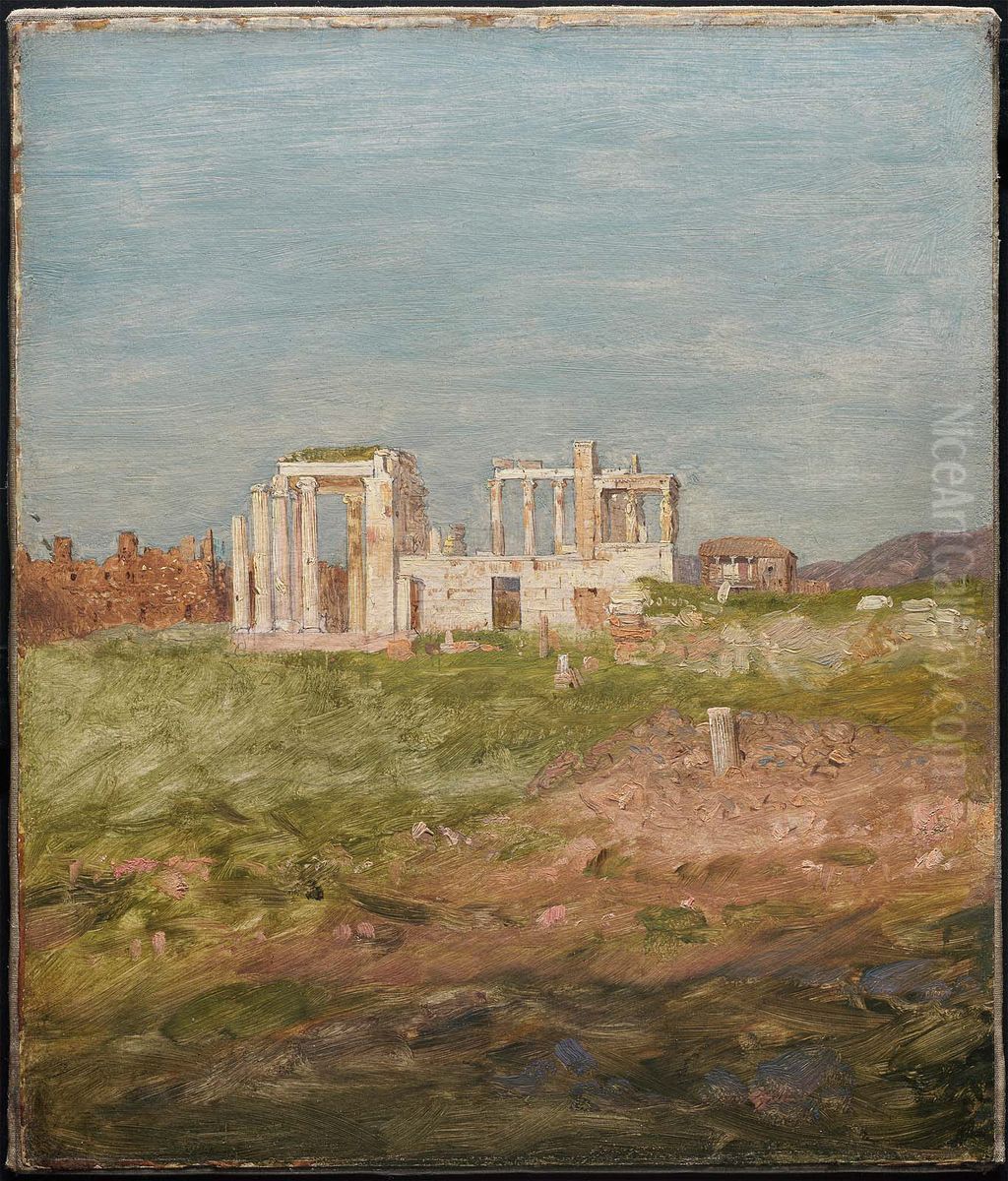 Erechtheum Oil Painting by Frederic Edwin Church