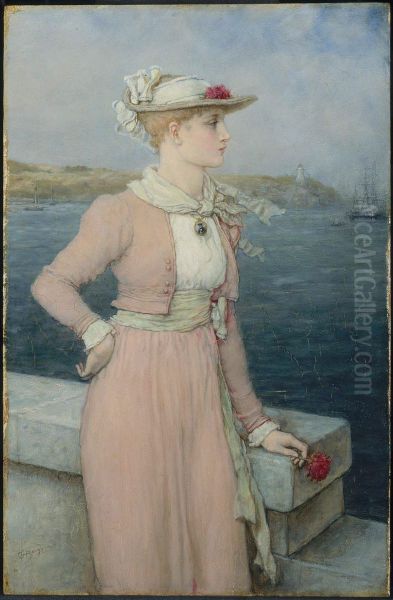 Sea Breeze Oil Painting by George Henry Boughton