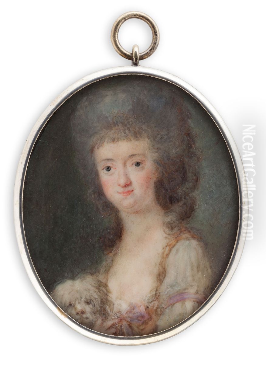Prinsessan Sofia Albertina Oil Painting by Cornelius Hoeyer