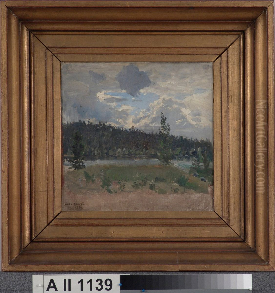 Light behind the Clouds Oil Painting by Akseli Valdemar Gallen-Kallela