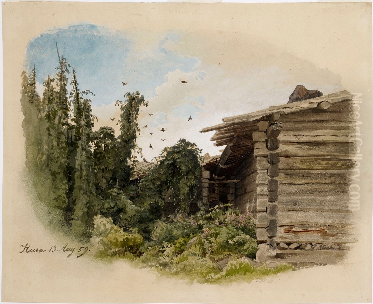 Humalatarha Oil Painting by Werner Holmberg