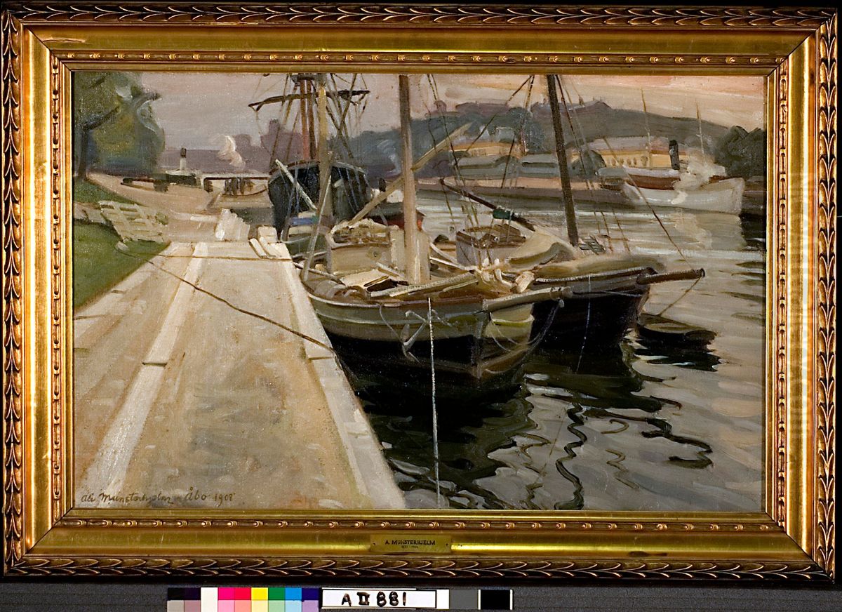Kalkskutor Oil Painting by Ali Munsterhjelm