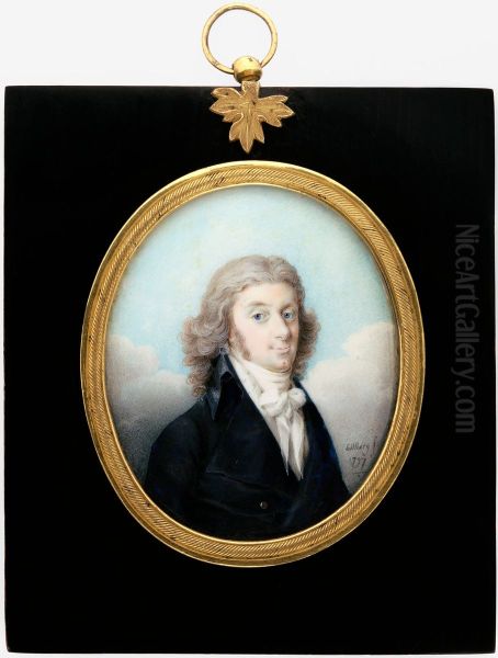 Kreivi Gustaf Erik Ruuth Oil Painting by Jacob Axel Gillberg