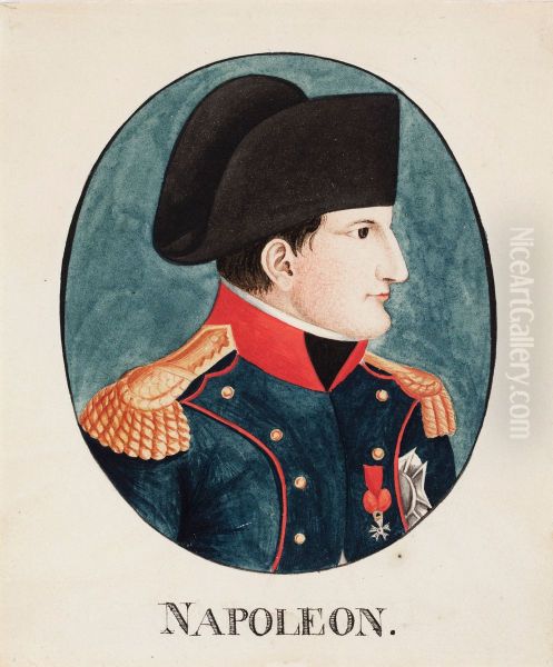 Napoleon Oil Painting by Wilhelm Von Wright