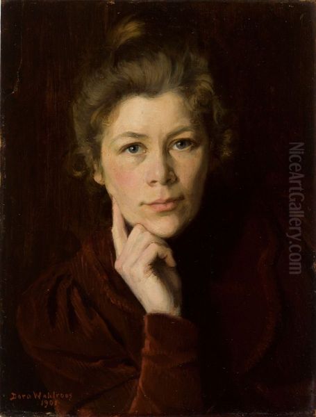 Omakuva Oil Painting by Dora Wahlroos