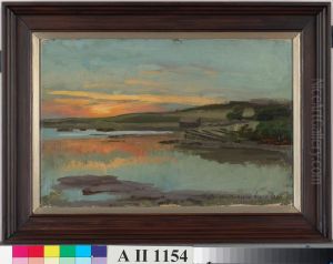 Auringonlasku merenlahdella Auringonlasku merenlahdella