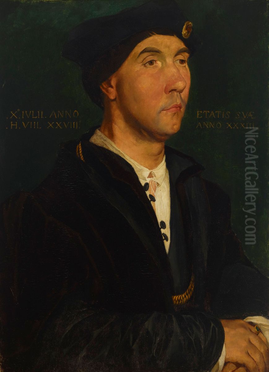 Sir Richard Sourhwell, kopia efter Hans  Holbein den yngre Oil Painting by Helene Schjerfbeck