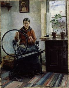 At the Spinning Wheel