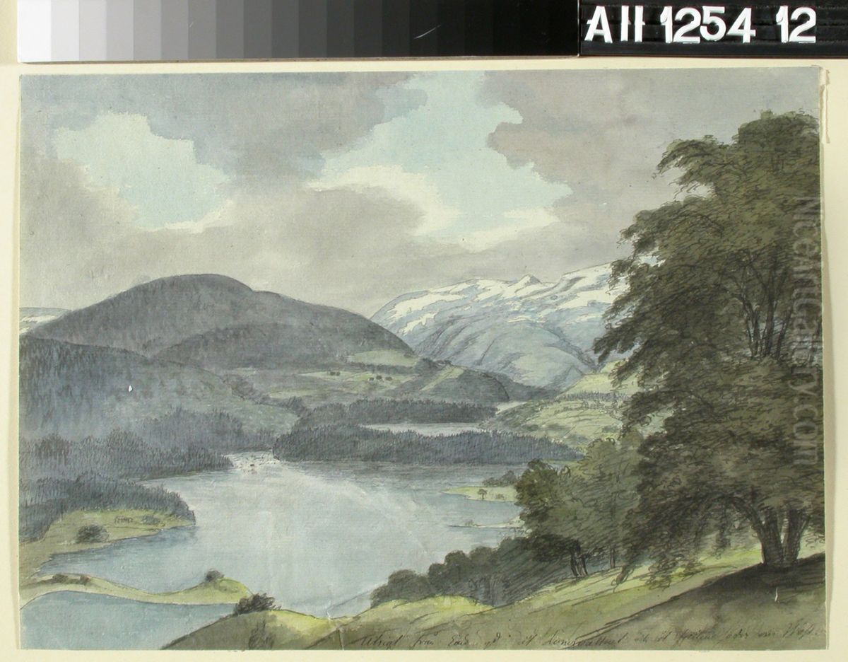Norwegian Fell Landscape Oil Painting by Wilhelm Carpelan