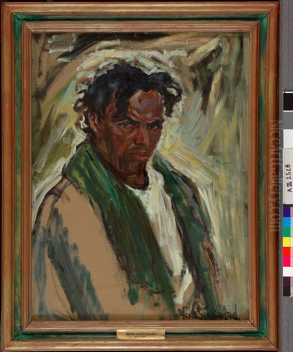 Argentiinalainen Oil Painting by Acke Sjostrand