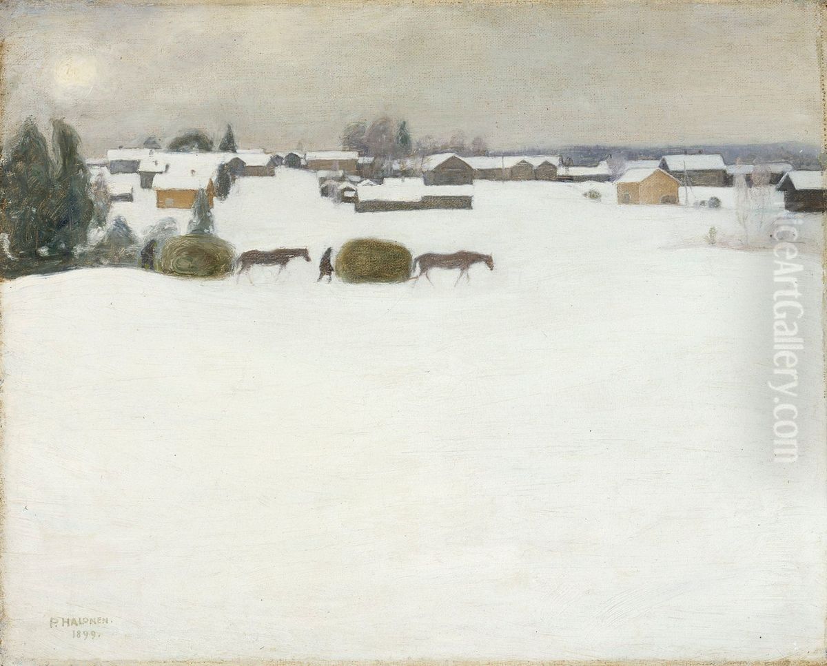 Holass Oil Painting by Pekka Halonen